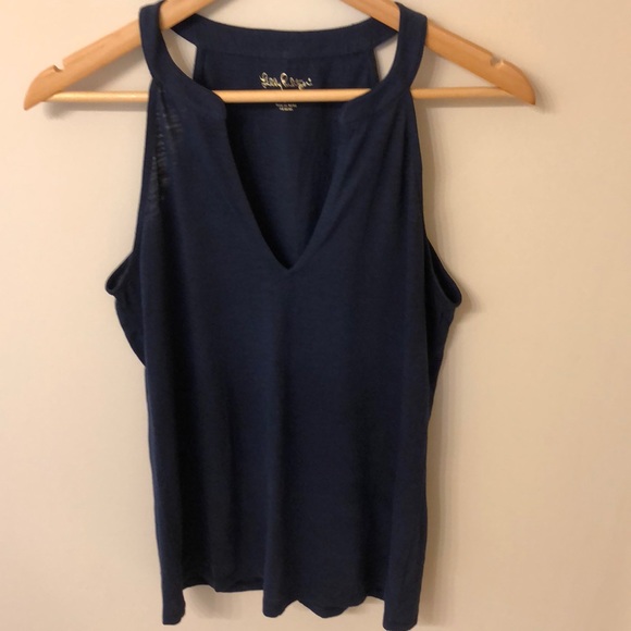 Lilly Pulitzer Tops - Lilly Pulitzer Arya Tank Top in Navy Blue